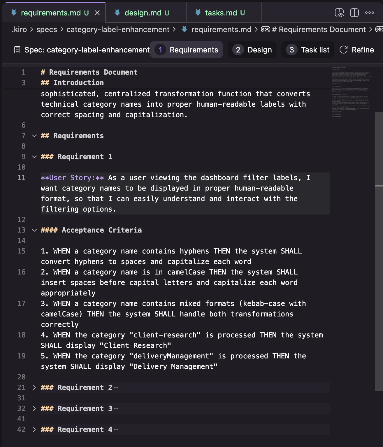 What a specification is, and why it cannot be restructured from code